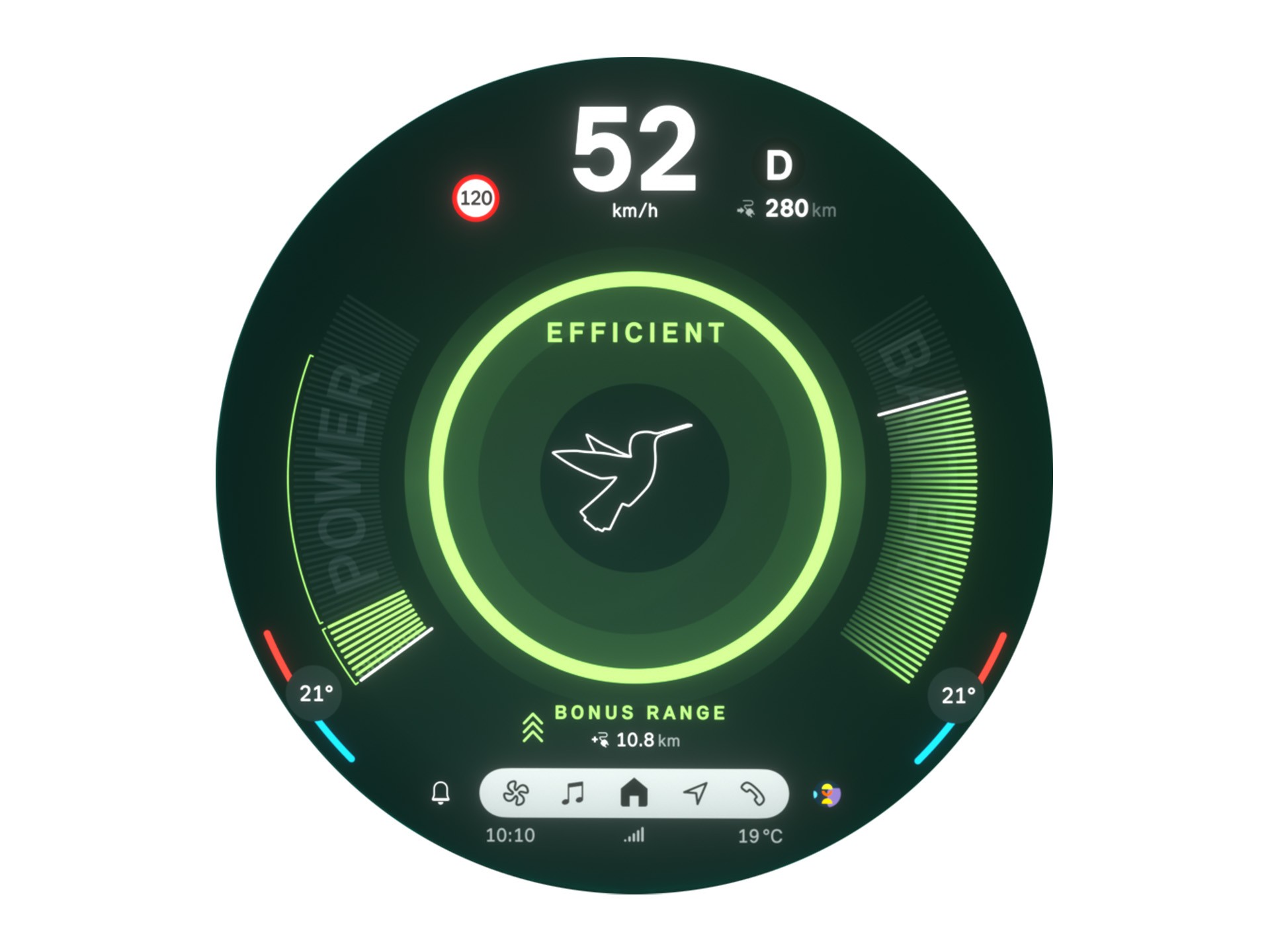 Čisto elektrické MINI - jazdný zážitok - režim Green